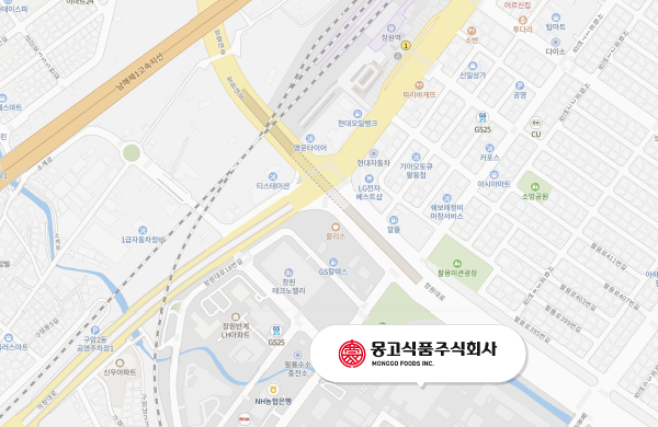 몽고식품주식회사 본사 지도